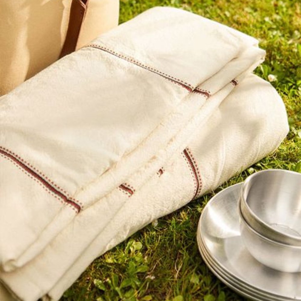 NWOT Zara Home Camping Picnic Blanket - Picture 3 of 12